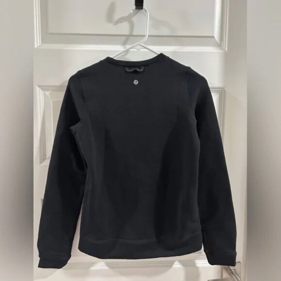 Lululemon Crewneck Sweatshirt Black Size 0 - Picture 2 of 2